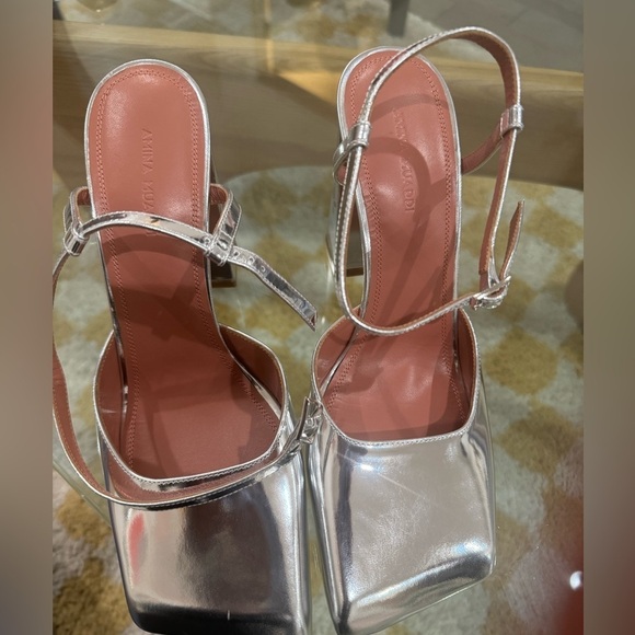 Amina Muaddi Charlotte Pumps SZ 9.5 39.5 US New no box 🔥✨✨✨ - Picture 5 of 9